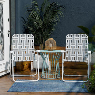 Aluminum web lounge online chairs